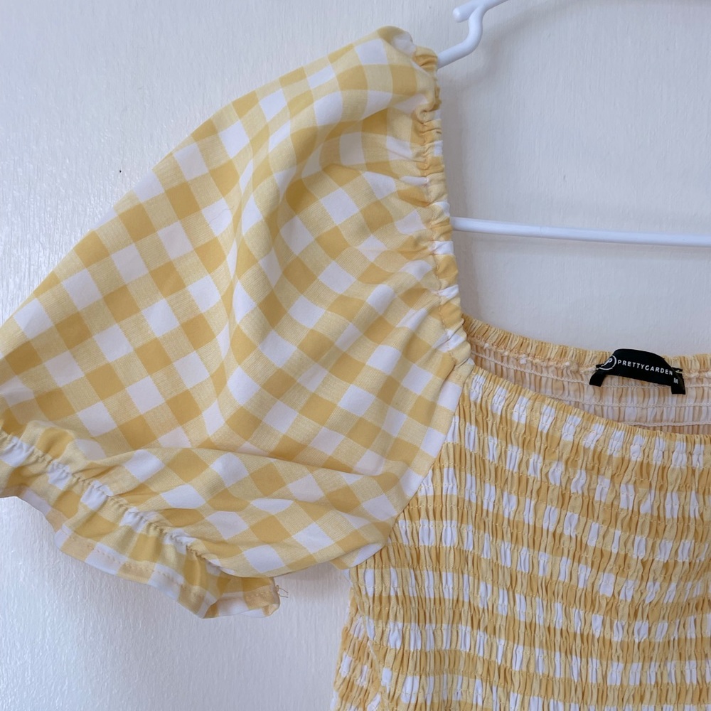Plaid sweetheart dress from boutique